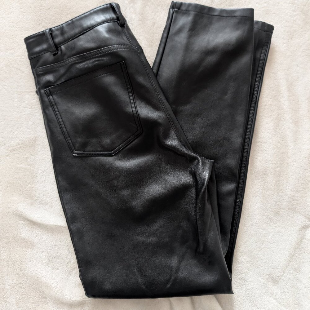 3/$30 Faux Leather boot cut pants